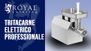 Tritacarne elettrico professionale Royal Catering RC-MM220 | Presentazione del prodotto