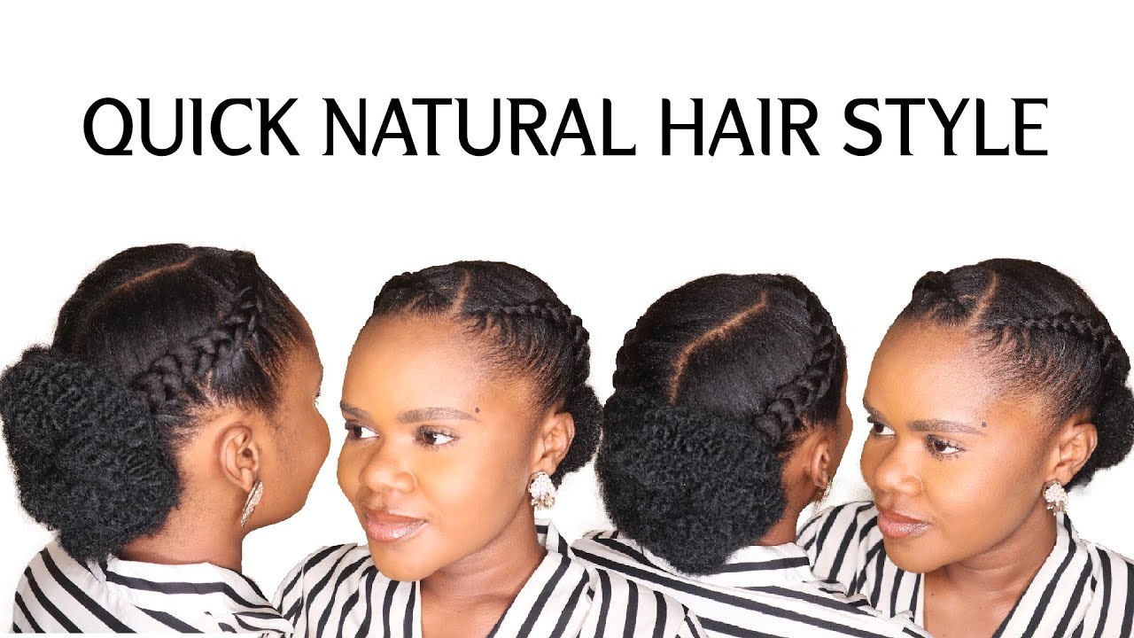 Diy Easy And Quick Natural Hairstyles Natural Hairstyle Tutorial Ny
