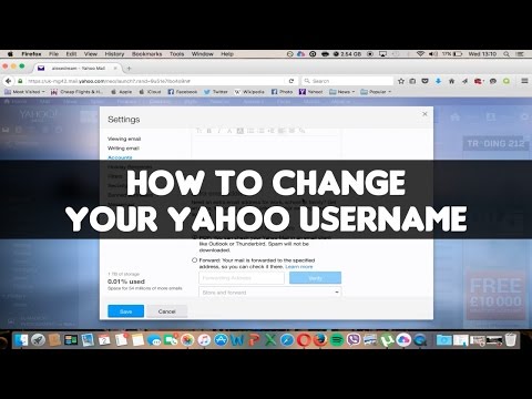 How to Change Your Yahoo Username or Email Address / Video Tutorial How to Change Your Yahoo Username or Email Address / Video Tutorial