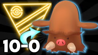 10-0 WIN STREAK AT LEGEND ELO WITH PILOSWINE THE COREBREAKER! | Pokémon GO Battle League