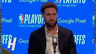 Klay Thompson Postgame Interview - Game 6 | Grizzlies vs Warriors | 2022 NBA Playoffs