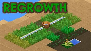 섬이 가라앉기 전에 잔디를 심어야한다! 신작 한글화 전략 퍼즐 게임 [리그로스 Regrowth]