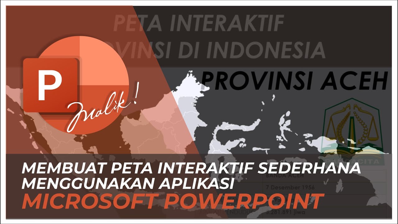 MEMBUAT MEDIA PETA INTERAKTIF DENGAN APLIKASI POWERPOINT - YouTube