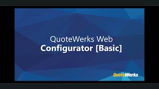 QuoteWerks Web Configurator [Basic]