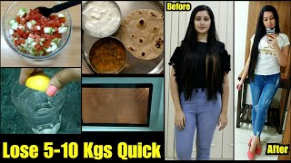 MONSOON WEIGHT LOSS  DIET PLAN to Lose 5 Kgs in 2 weeks| Tried and Tested