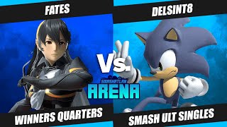 Smashatlán Arena #1 - Winners Quarters - Fates (Corrin) Vs. MZT | DelsinT8 (Sonic)