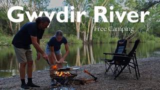 Free Camping right on the River | Campfire Cooking | Birdlife Nature ASMR