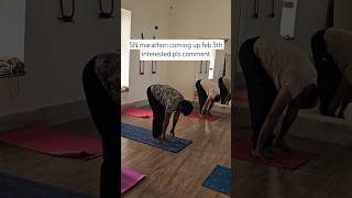 Moving meditation - suryanamaskara marathon