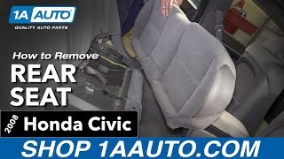 How to Replace Rear Seat 05-11 Honda Civic