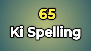 65 ki Spelling || 65 ki Spelling Kya Hoti Hai | Words Tube