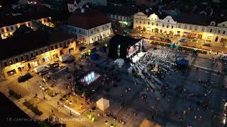 Dni Bochni 2022 (sobota) - Rynek z drona [18.06.2022]