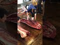 bluefin tuna cutting skill