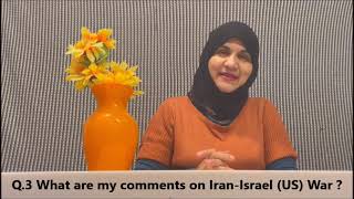 About Me (Ruby Mohammad Ali) - FAQs Answered - Episode no.3