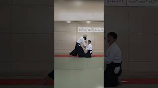 つかませたまま後ろに放り投げる　 #大東流合気柔術 #martialarts