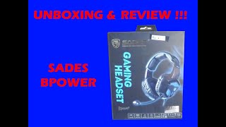 Unboxing | Headset Gaming - Sades BPower