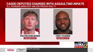 Two Caddo deputies charged with assaulting inmate