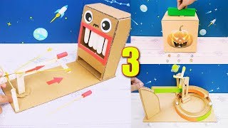 3 Amazing Cardboard Games Compilation - Do it Yourself