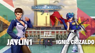 KOF2002 NGM FT3 - Jaylin1 vs.  Igniz Crizaldo