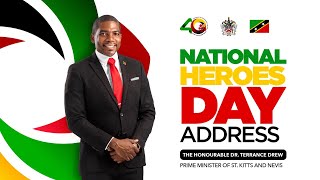 National Heroes Day Ceremony | Hon. Dr. Terrance Drew | SKN Independence 40 - Sept 16, 2023