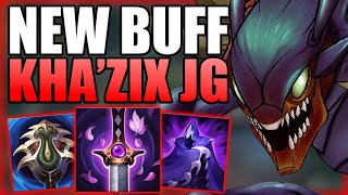 HOW TO PLAY KHA'ZIX JUNGLE & CARRY THE GAME AFTER HIS RECENT BUFF! Gameplay Guide League of Legends