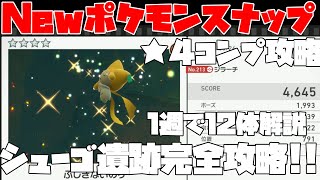 【New ポケモンスナップ】アブソルやコロモリなど12体を1週で完全攻略！！図鑑コンプリートを目指して☆４解説！！シューゴ遺跡編【攻略】【実況】