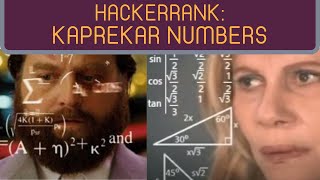 Modified Kaprekar Numbers | HackerRank (Python)