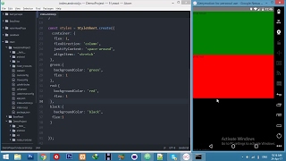 React native Flex layout || Flexbox layout || React native tutorial from scratch - Part 3
