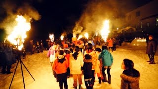 湯野上温泉火祭り2013  -ダイジェスト-