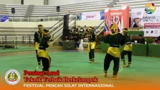 Tafisa 2016 Festival Pencak Silat Internasional Teknik Terbaik PERSINAS ASAD