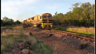 One Rails 1DM4 powering up leaving Darwin