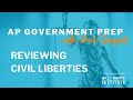 AP Government Prep with Paul Sargent #5 | Reviewing Civil Liberties