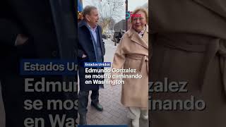 Edmundo González Urrutia se mostró caminando por Washington