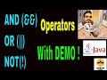 Java programming tutorial for beginners | Logical operators in Java !
