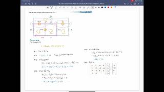 Example 3.4 (2) Mesh Analysis, Fundamentals of Electric Circuits, 7th ed, by Alexander & Sadiku