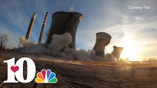 TVA implodes cooling towers at Paradise Fossil Plant