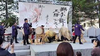 獅子舞王国さぬき2024「名部戸獅子保存会」三豊市詫間町　船越八幡神社、名部戸天満宮　流儀（古流小笠原）