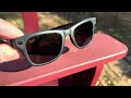 testing the transition lenses on the ray ban meta smart glasses