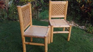 How to make a simple-design Bamboo Dining chair