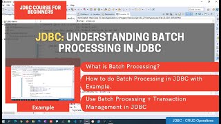 9. How to Perform Batch Processing in Java JDBC?