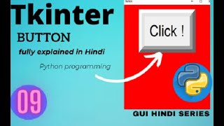 Button in Tkinter (python programming) -09 || @Get Code || GUI Hindi Series