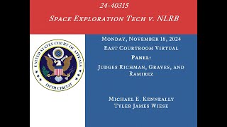 24-40315 Space Exploration Tech v. NLRB, November 18, 2024