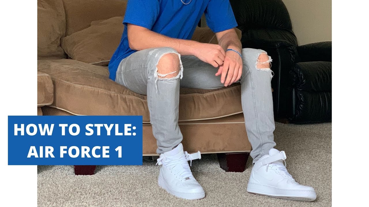 How To Style Air Force 1 Mid S Youtube