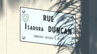Découvrez l’histoire de la rue Isadora Duncan dans la rubrique « Côté Plaque » de France 3 Nice