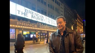 Brendan Fraser - Surprise Intro before THE MUMMY at The Prince Charles Cinema, London!