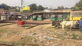 4K Parabat Express Crossing Shamsernagar Railway station