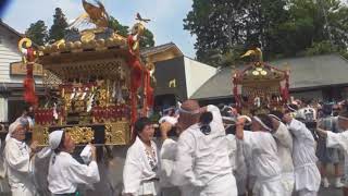 平成30年　鎌倉市＜山崎・山之内 八雲神社＞例大祭　「出会い祭」＝連合渡御