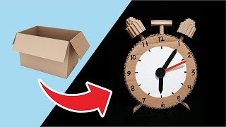 Clock model for School project | Cara Membuat Jam dari Kardus Bekas