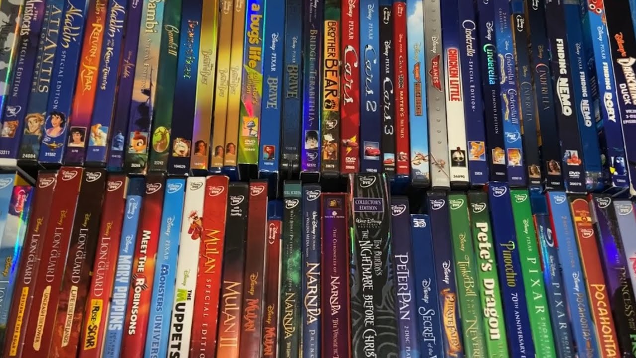 Disney DVD & Blu-Ray Collection 2021 (See Description) - YouTube