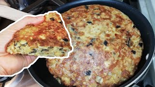 Ancient recipe omelet เมนูสุดโบราณของชาวอิตาเลี่ยน  frittata con gli avanzi #ItalianFood