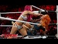 Becky Lynch Vs Sasha Banks Raw January 25 2016